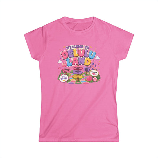 Delulu Land Cute Graphic Tee
