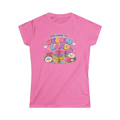 Delulu Land Cute Graphic Tee