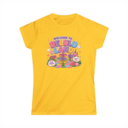 Delulu Land Cute Graphic Tee
