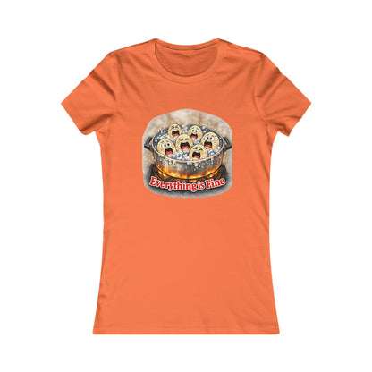 “Everything Is Fine” Funny Graphic Tee