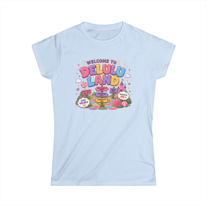 Delulu Land Cute Graphic Tee