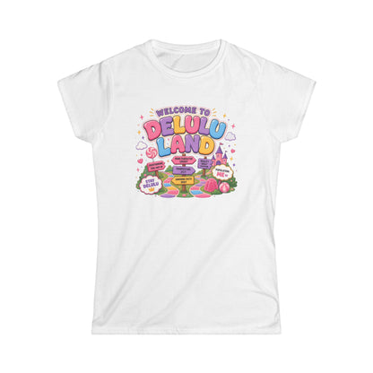 Delulu Land Cute Graphic Tee