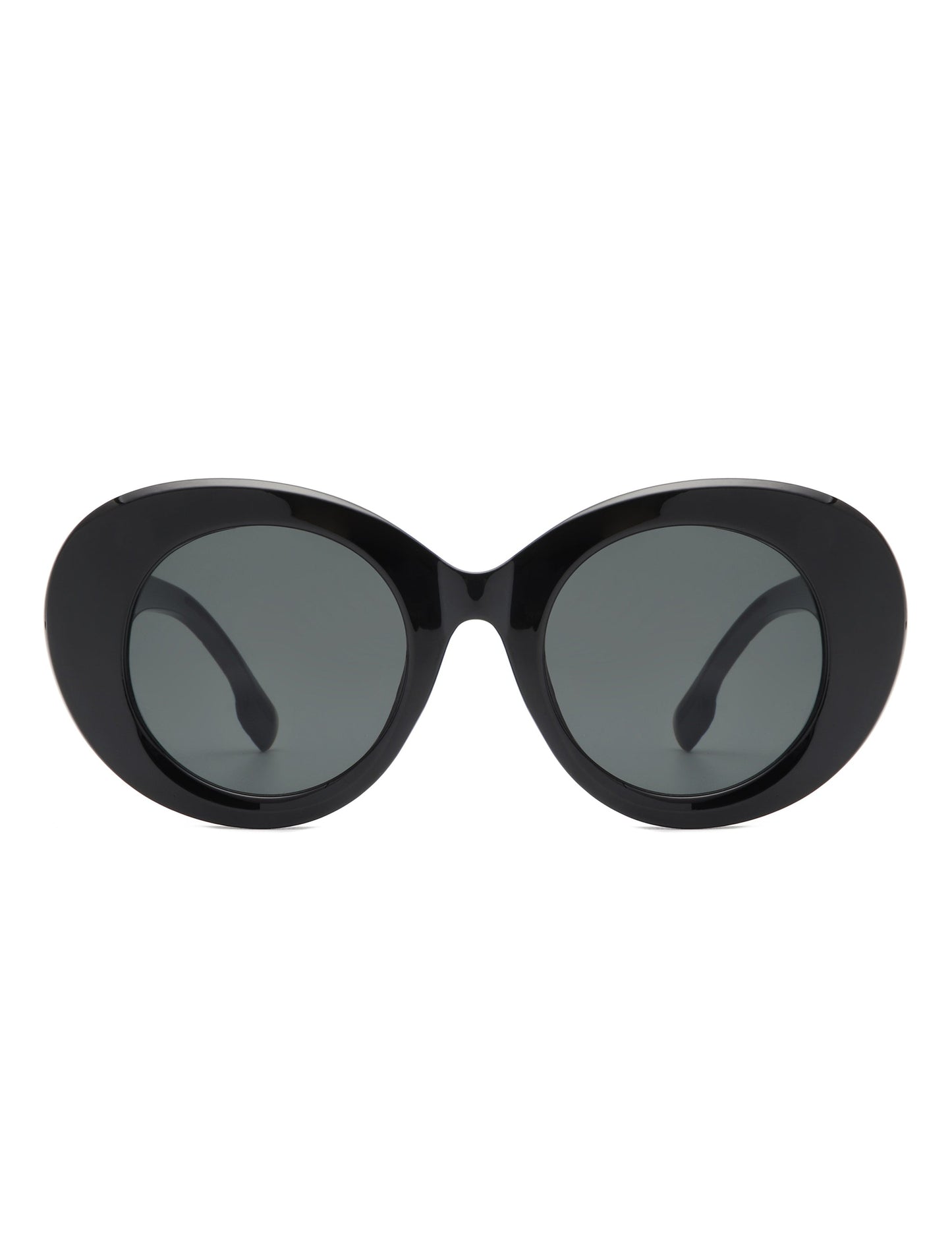 Optic - Round Oval Oversized Women's Fashion Sunglasses-1