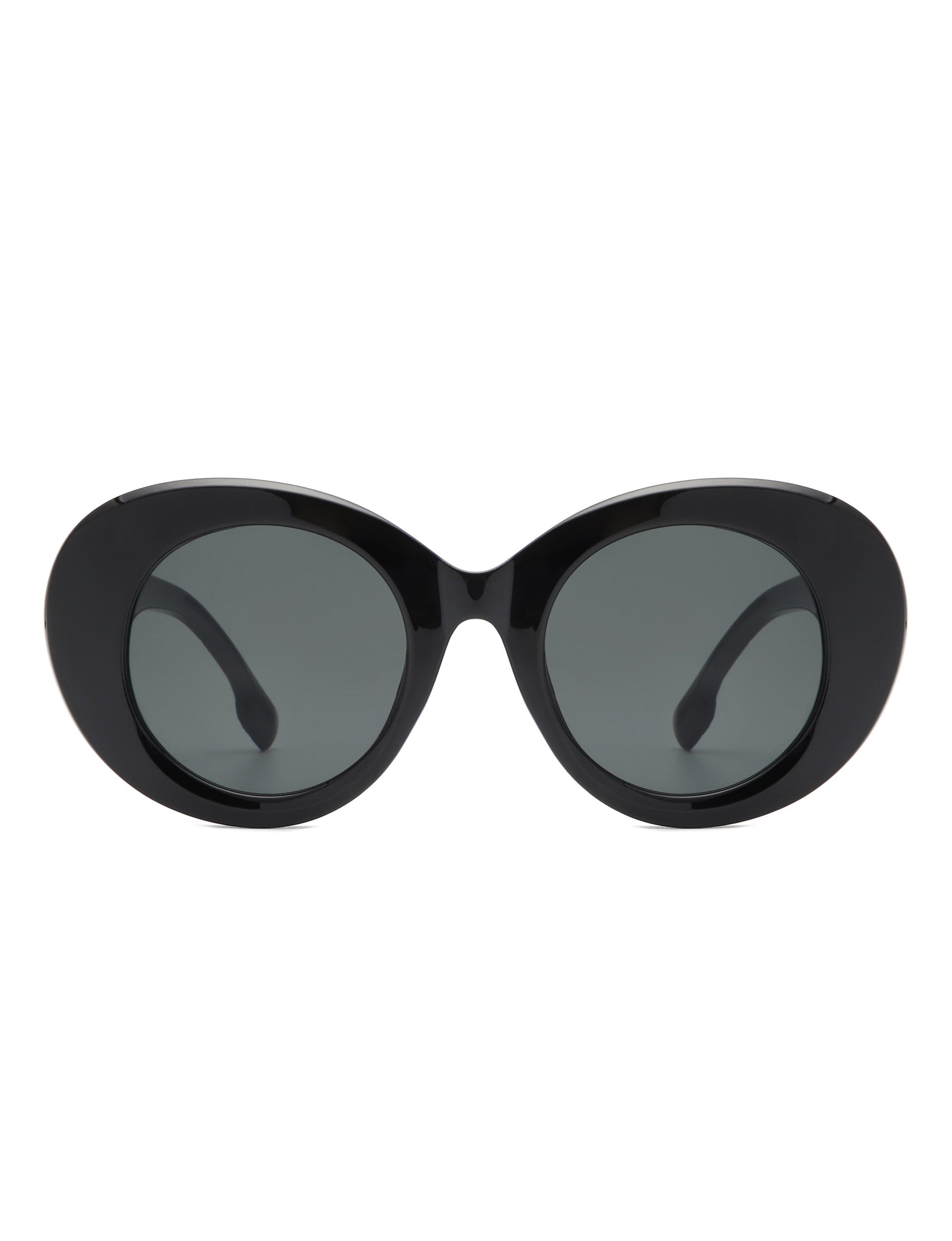 Optic - Round Oval Oversized Women's Fashion Sunglasses-1