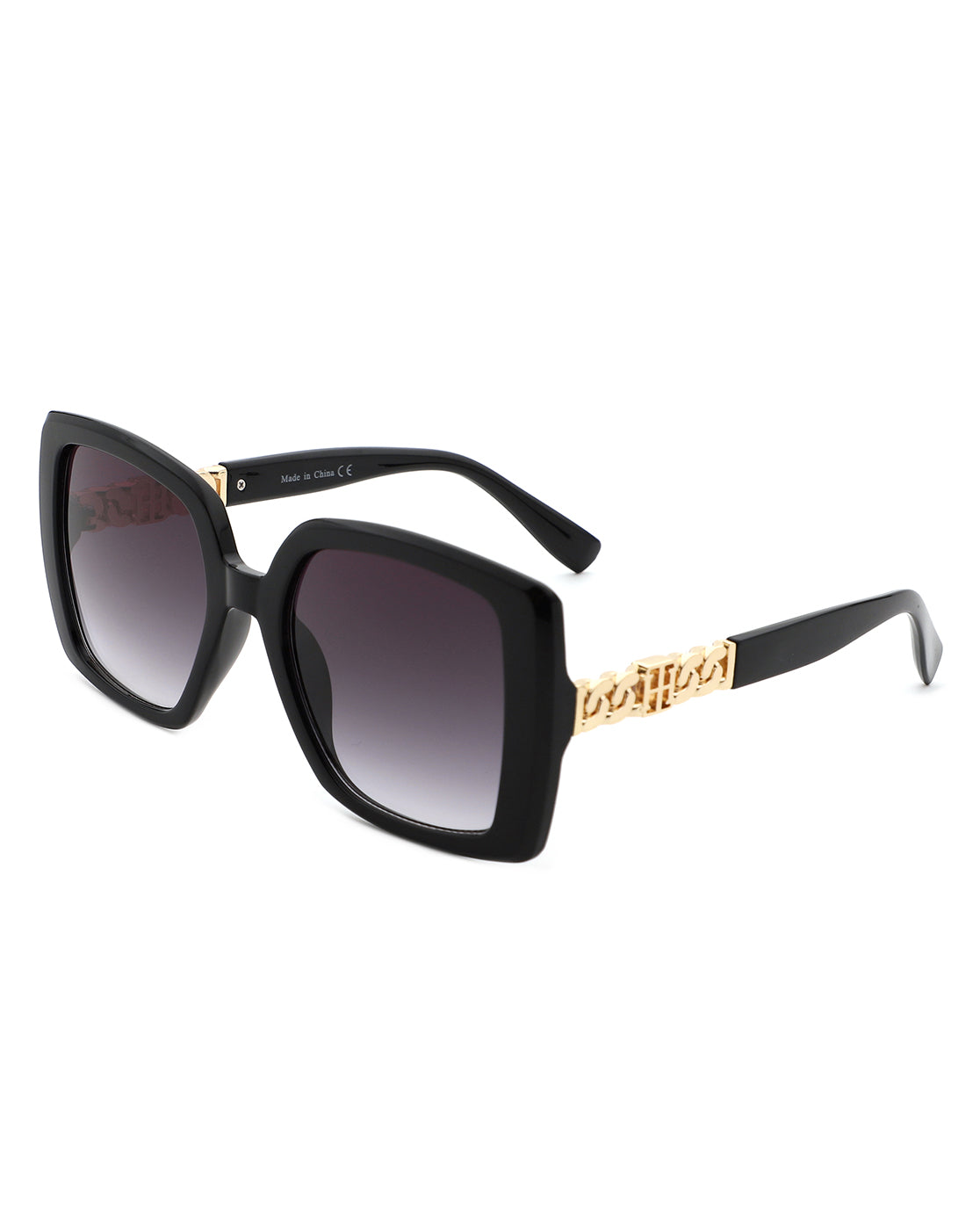 Thorne - Women's Oversized Flat Top Square Fashion Sunglasses-2