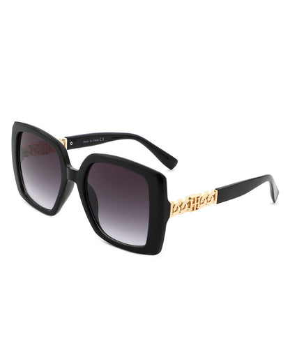 Thorne - Women's Oversized Flat Top Square Fashion Sunglasses-2