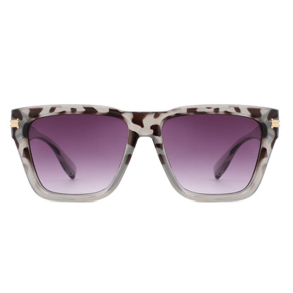 Kaflil - Chic Tinted Square Women's Fashion Sunglasses-3