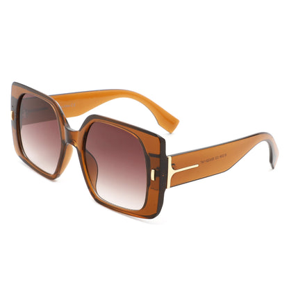 Snap - Chic Square Flat Top Fashion Sunglasses for Women-0