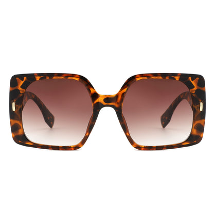 Snap - Chic Square Flat Top Fashion Sunglasses for Women-4
