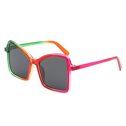 Novo - Oversized Square Fashion Cat Eye Women's Sunglass-0