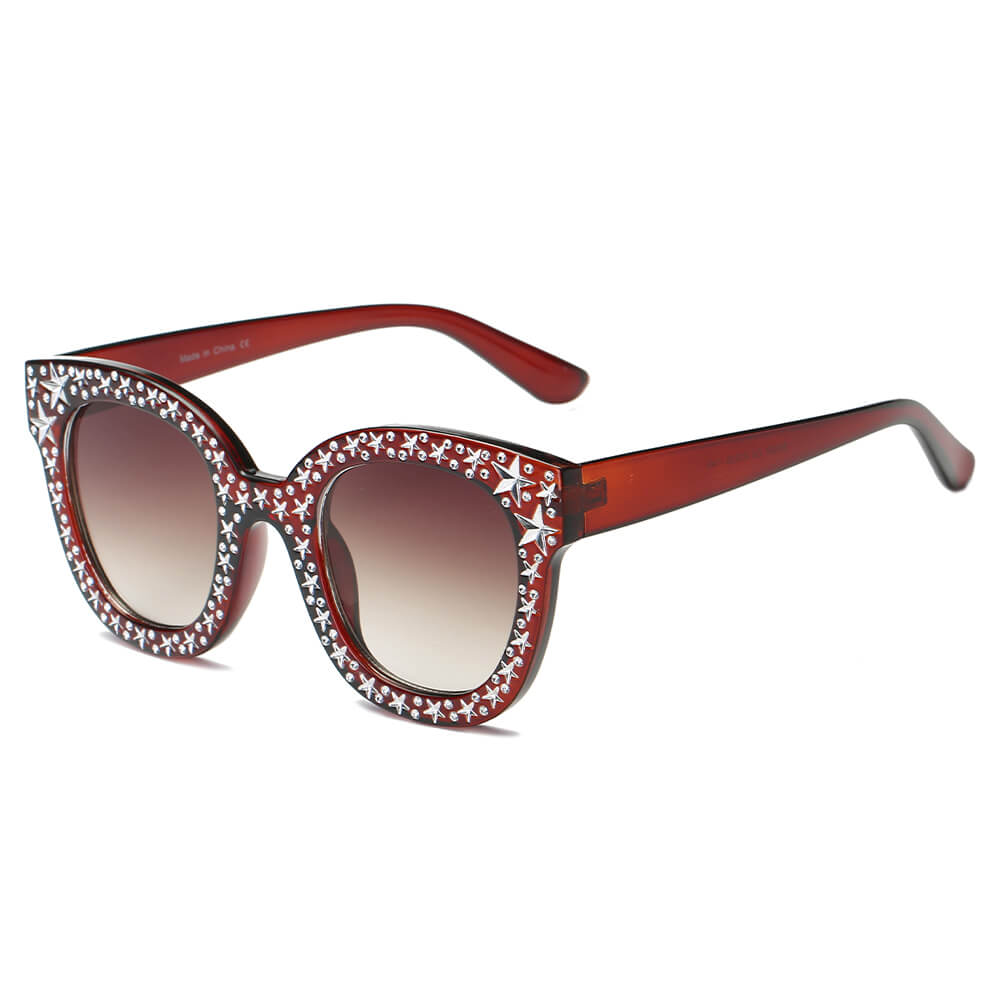 DOSWELL | Women Fashion Oversize Round Sunglasses-5
