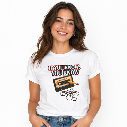 Vintage 80s Retro Mix Tape Tee