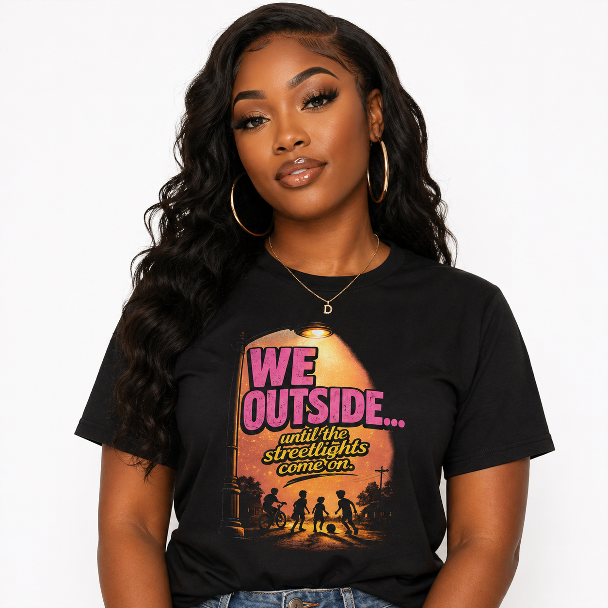 We Outside Until the Streetlights Come On Tee