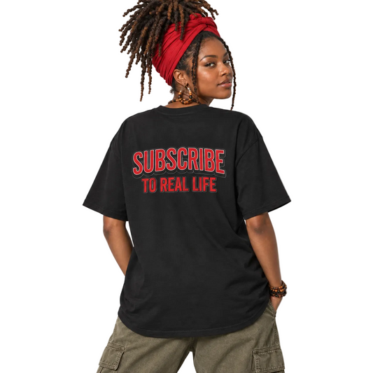 Subscribe to Real Life - Touch Grass Graphic Tee